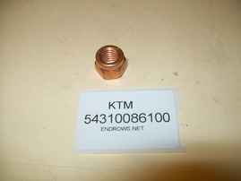 SELF LOCKING NUT M10 CU WS=14