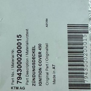 IGNITION COVER 450