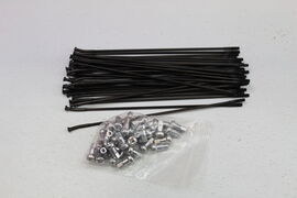 SPOKE KIT FRONT ''21'' BLACK