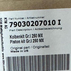 Piston kit Gr.I 250 MX