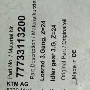 Idler gear 3.G, Z=24
