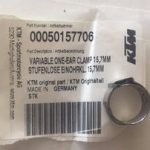 VARIABLE ONE-EAR CLAMP 15,7MM