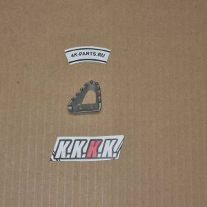 Step plate foot brake lever